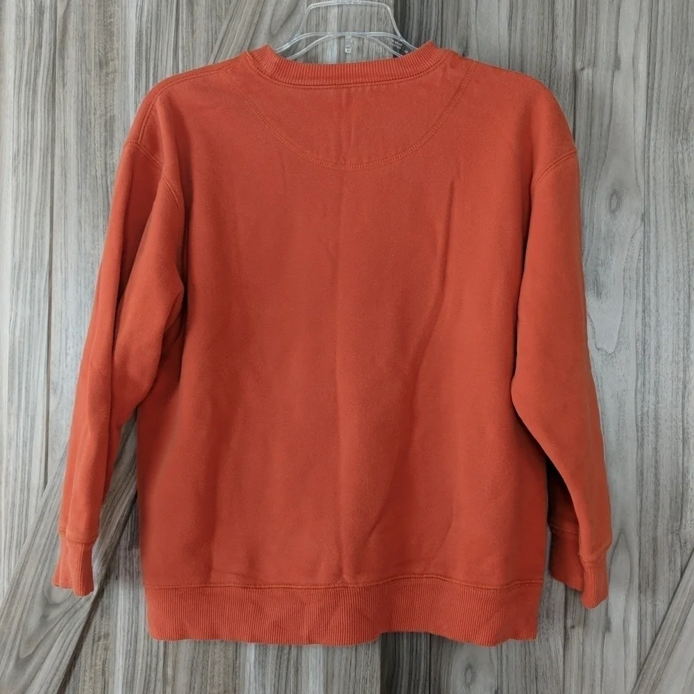The Children's Place Kid's Orange Sweatshirt Size Large (10/12)